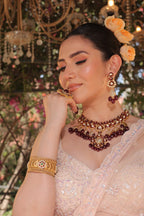 Blush Bloom Handcrafted Organza Lehenga - view 2