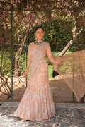 Midnight Glimmer Draped Fish-Cut Saree - view 1